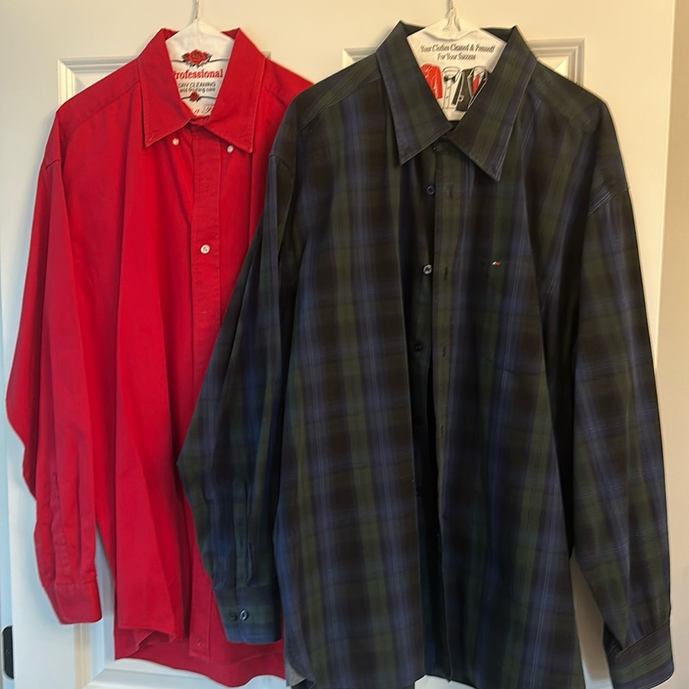Polo and Hilfinger Men’s dress shirts